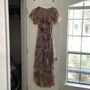 Floral Wrap Maxi dress